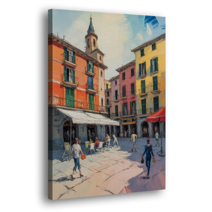 Plaza Mayor Charm Side - Canvas Wall Art