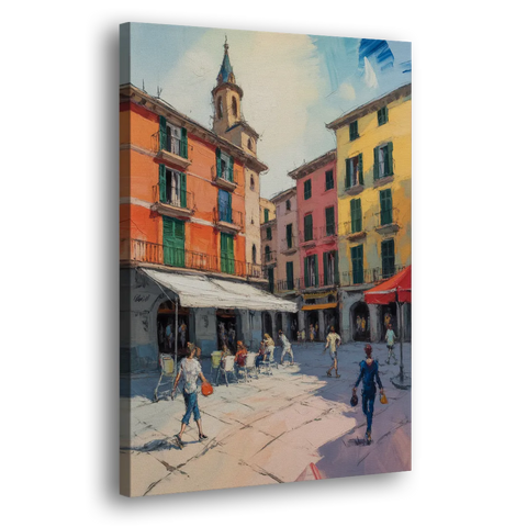 Plaza Mayor Charm - Canvas Wall Art