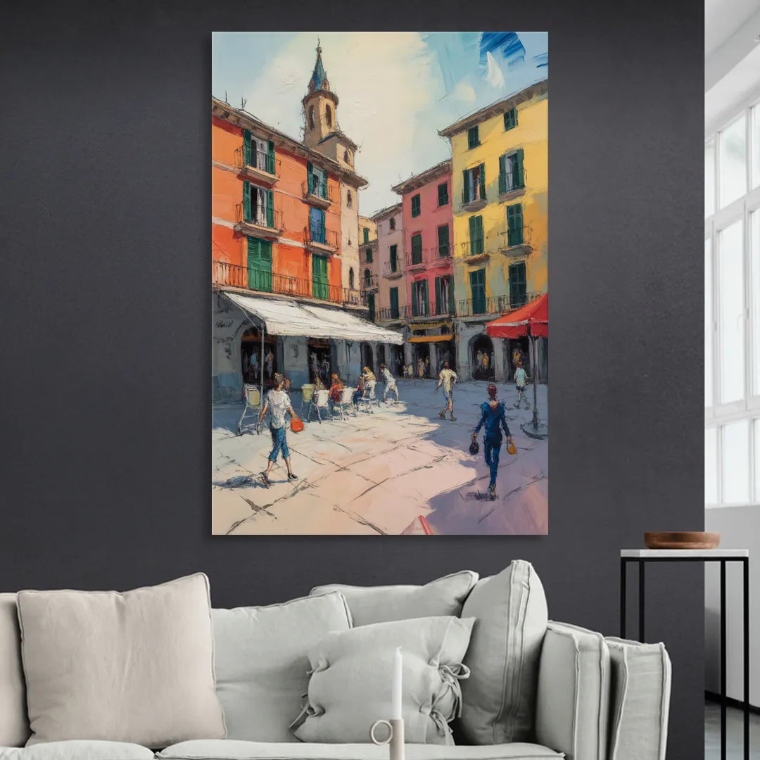 Plaza Mayor Charm Sitting Room - Canvas Wall Art