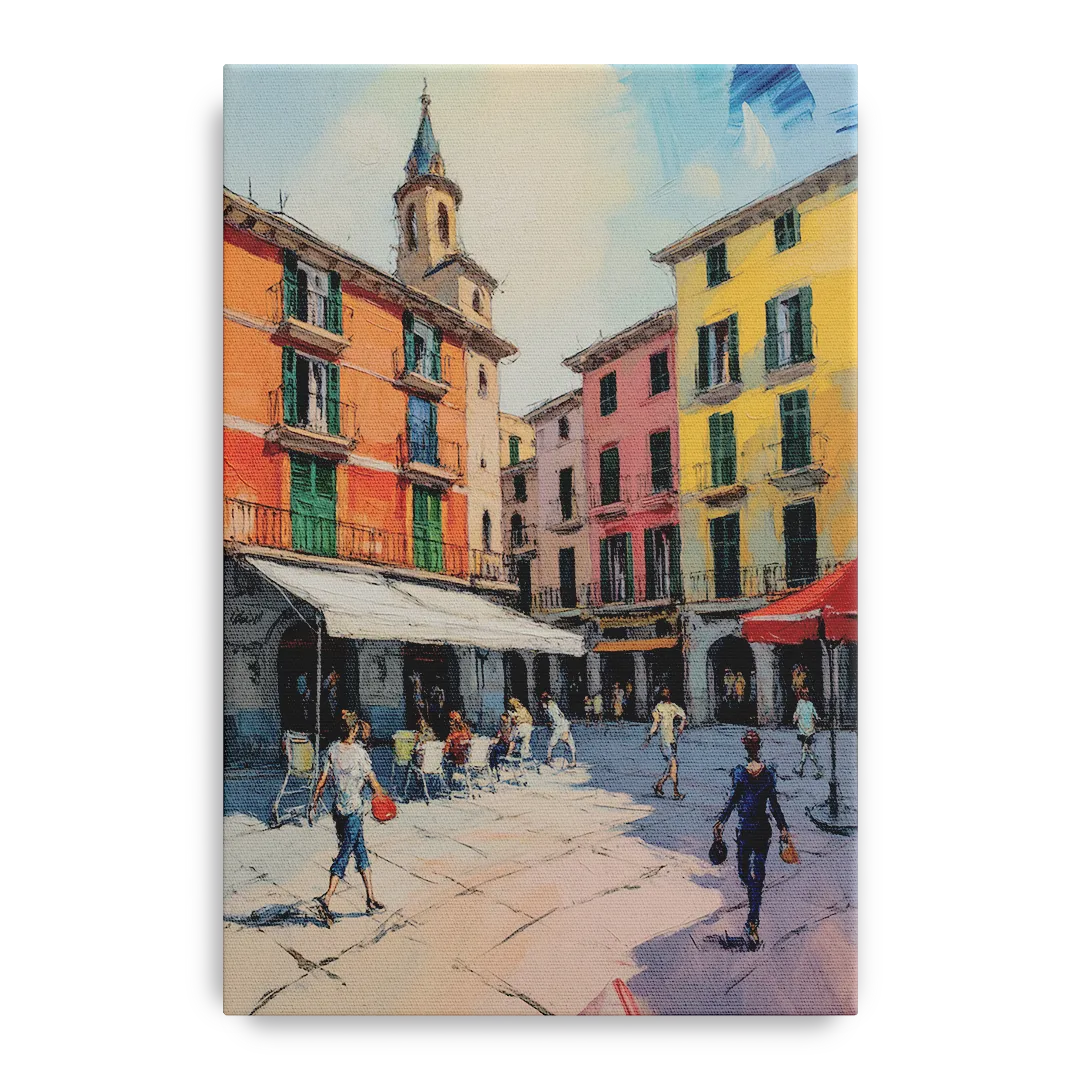 Plaza Mayor Charm Front - Canvas Wall Art