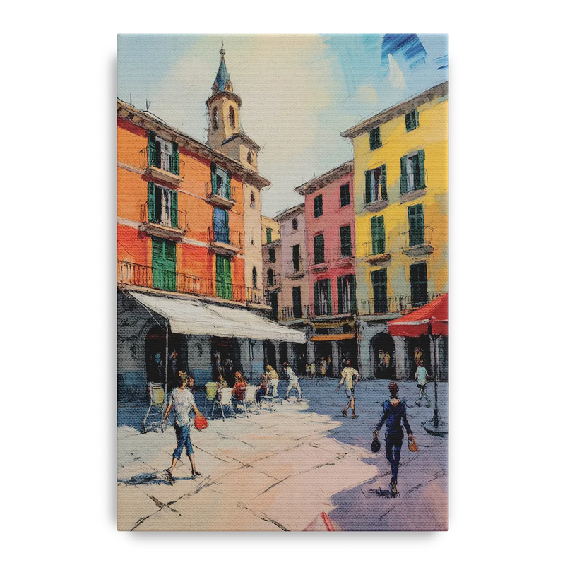 Plaza Mayor Charm Front - Canvas Wall Art