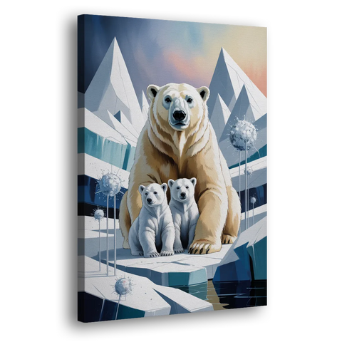 Polar Bear Majesty - Canvas Wall Art