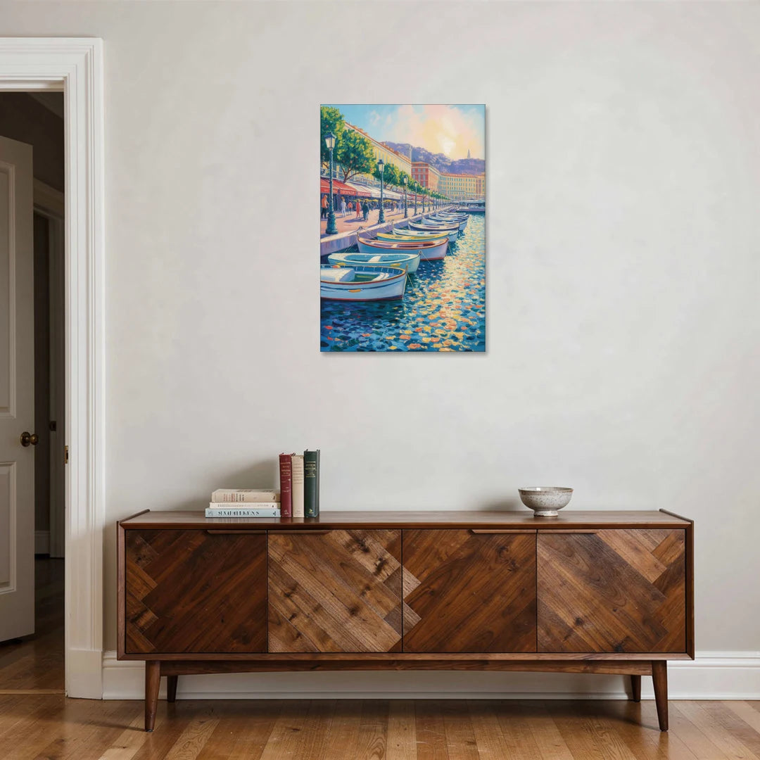 Port of Nice - Canvas Wall Art - Coffee Table - 24x36