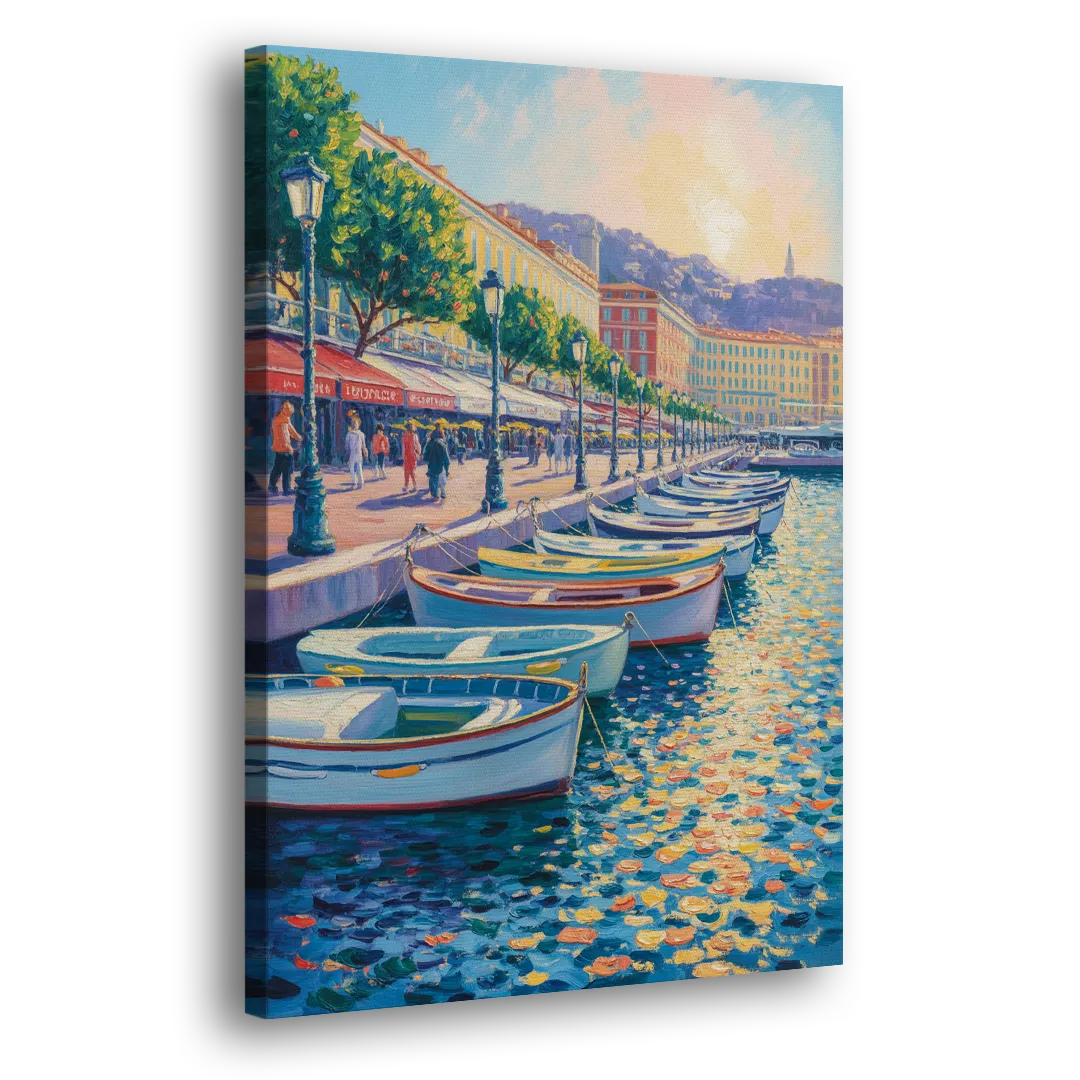 Port of Nice Side - Canvas Wall Art