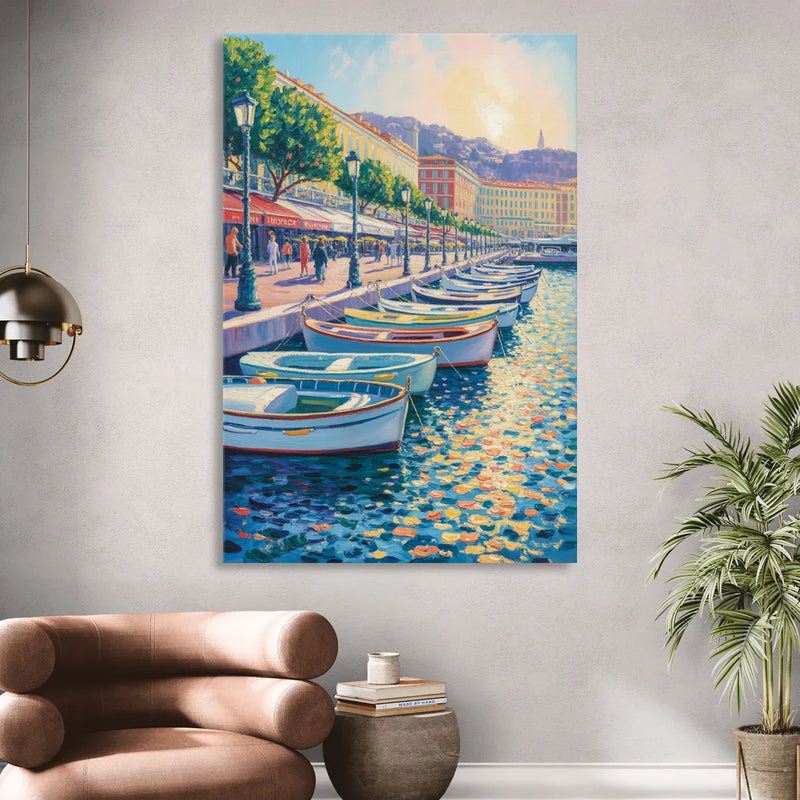 Port of Nice Sitting Room - Canvas Wall Art