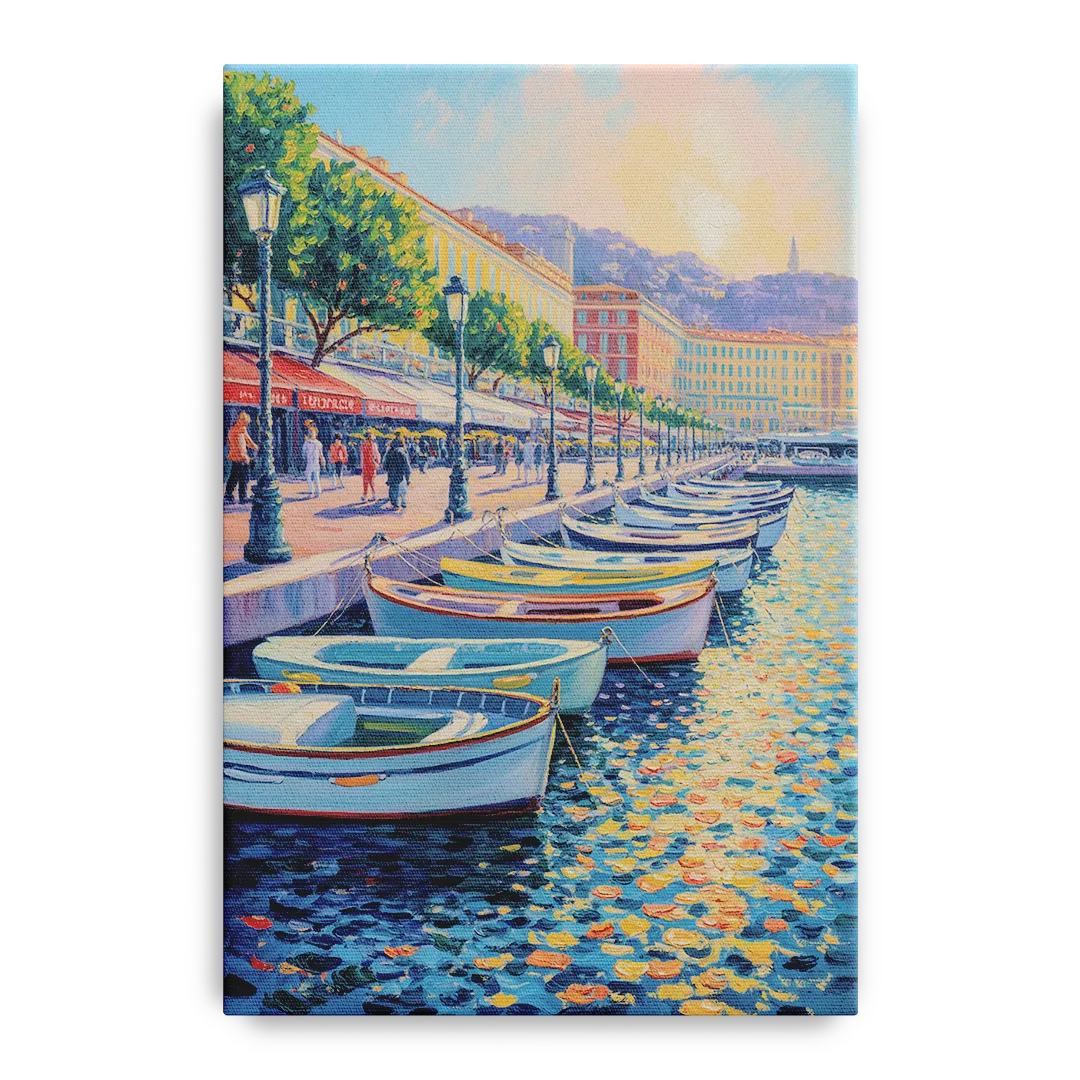 Port of Nice Front - Canvas Wall Art