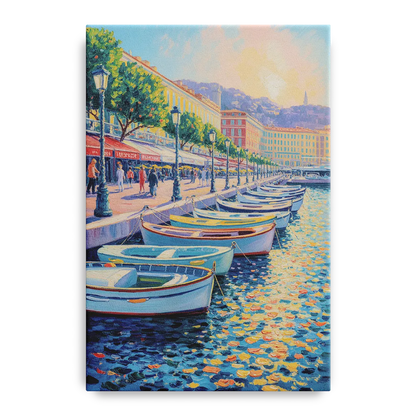 Port of Nice Front - Canvas Wall Art