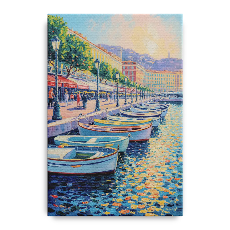 Port of Nice Front - Canvas Wall Art