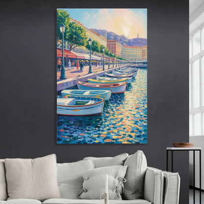 Port of Nice Living Room - Canvas Wall Art