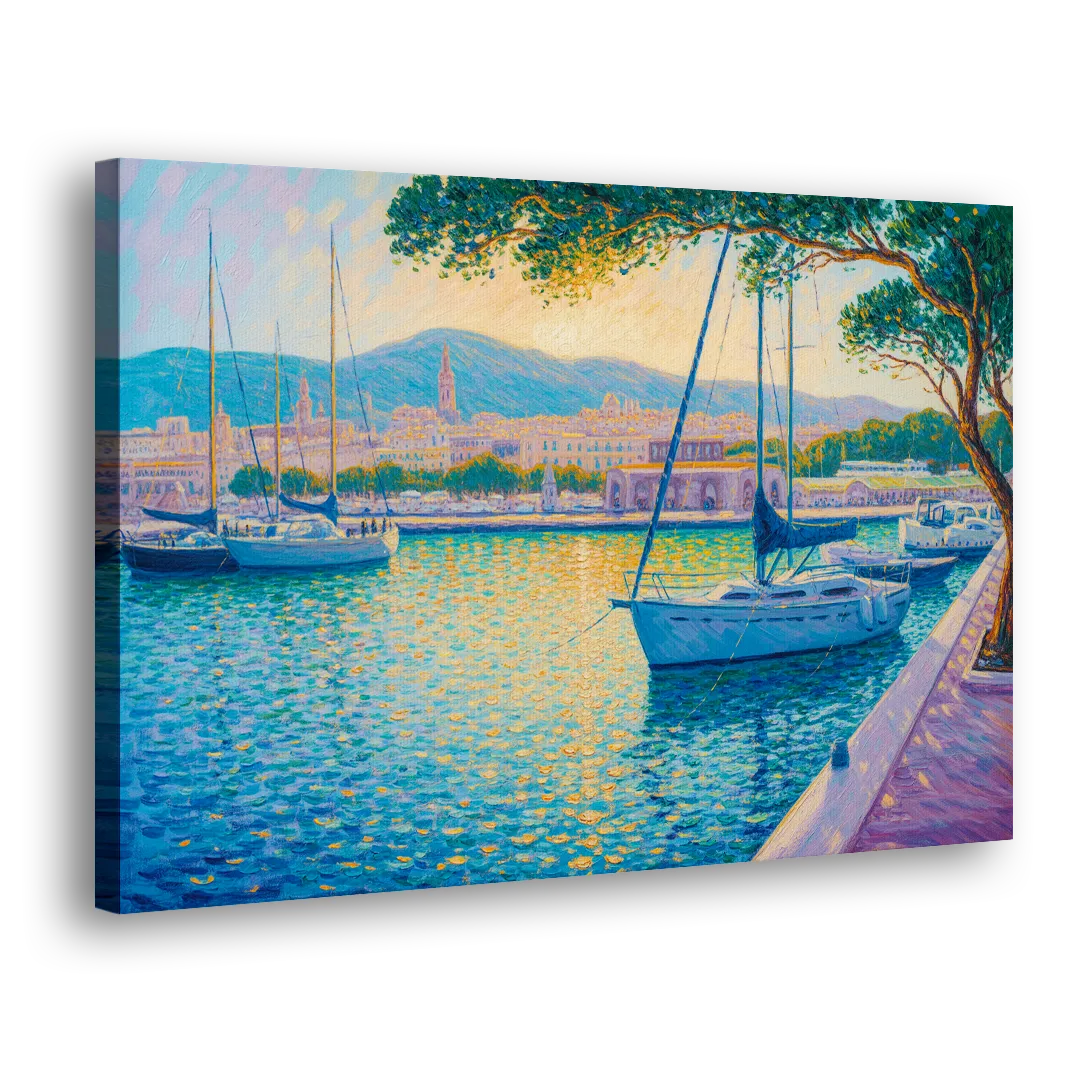Port of Palma Serenity Side - Canvas Wall Art
