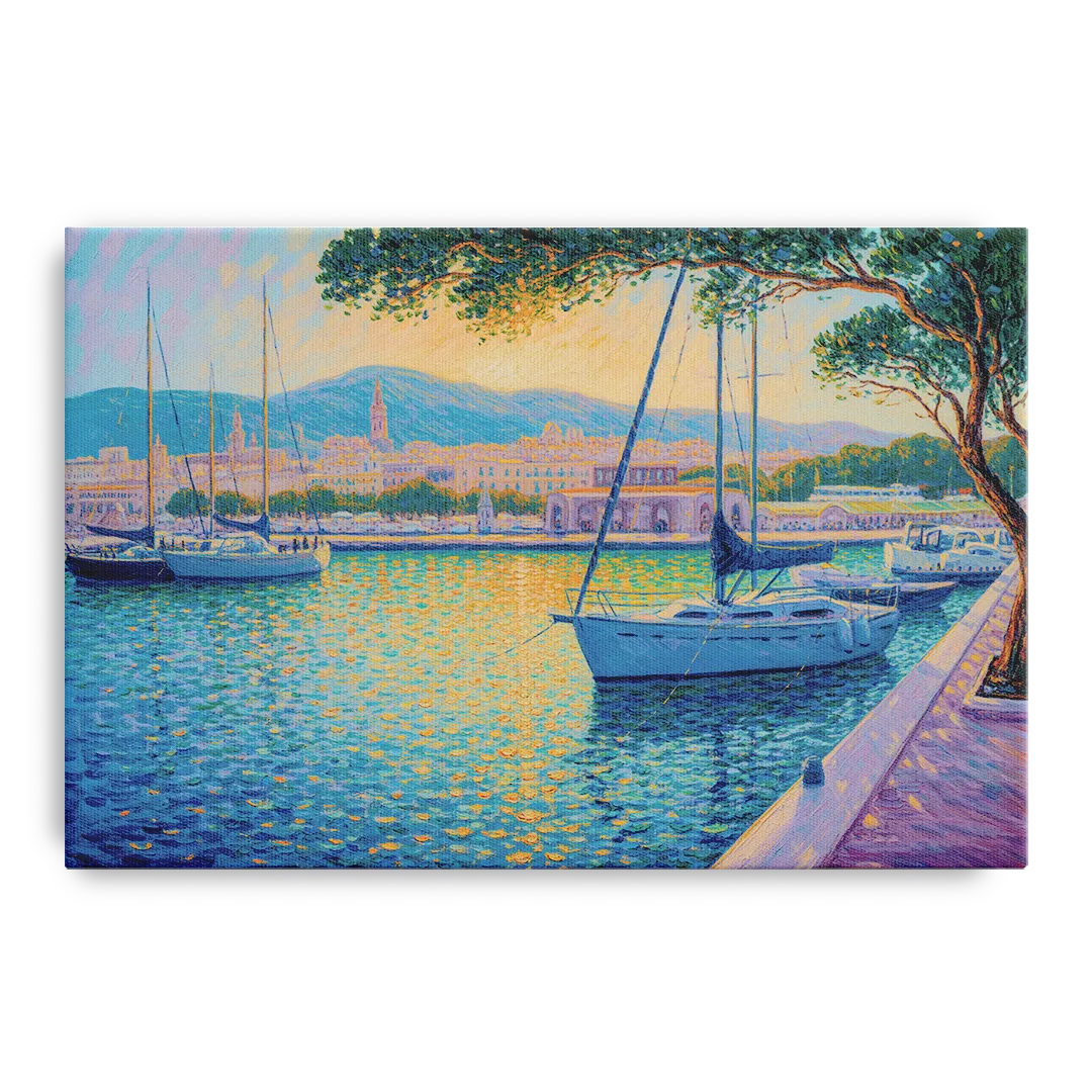 Port of Palma Serenity Front - Canvas Wall Art