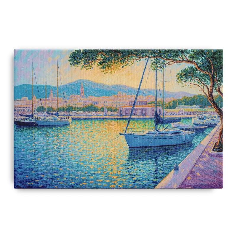 Port of Palma Serenity Front - Canvas Wall Art