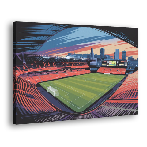 Portland Timbers Stadium View - Canvas Wall Art - Side