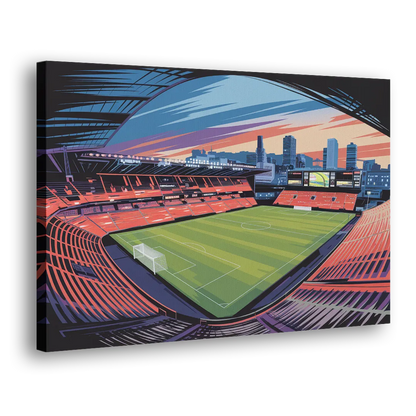 Portland Timbers Stadium View Side - Canvas Wall Art