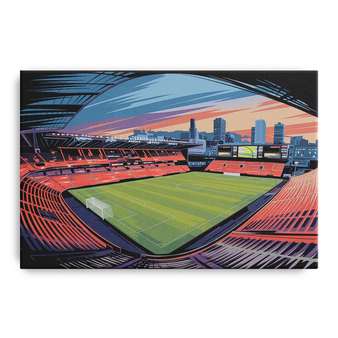 Portland Timbers Stadium View Front - Canvas Wall Art