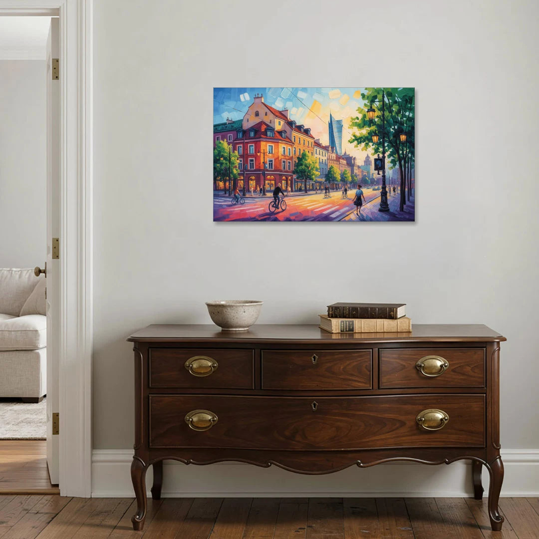Praga District Vibe - Canvas Wall Art - Coffee Table - 36x24