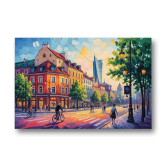Praga District Vibe - Canvas Wall Art - Front
