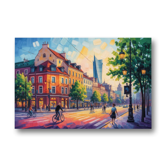 Praga District Vibe - Canvas Wall Art - Front