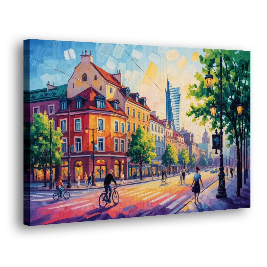 Praga District Vibe Side - Canvas Wall Art