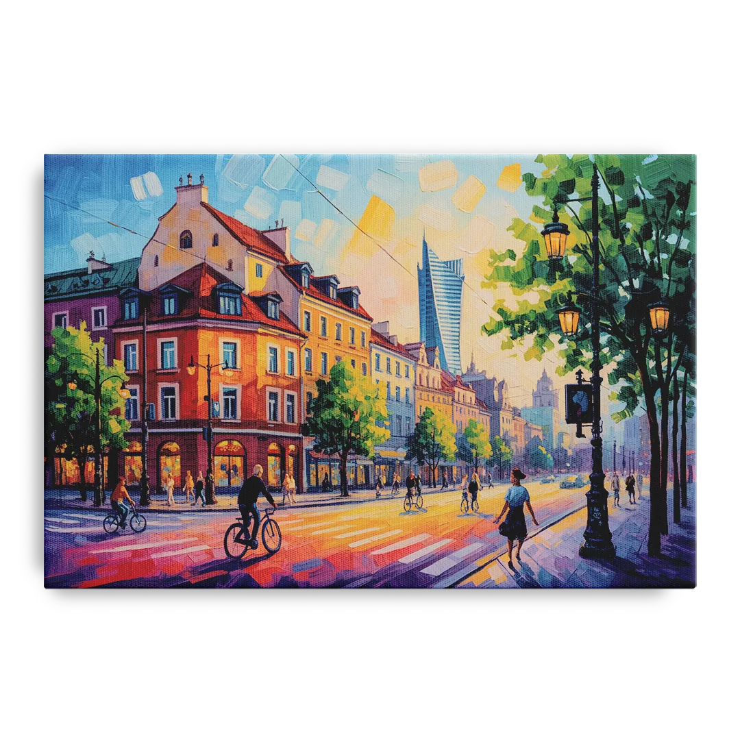 Praga District Vibe Front - Canvas Wall Art