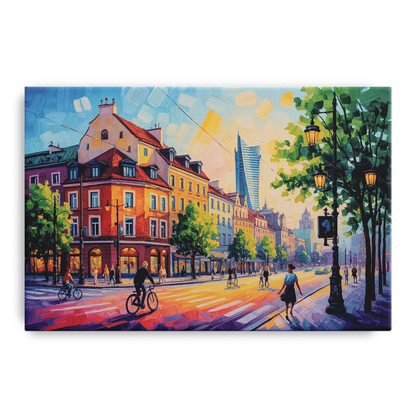 Praga District Vibe Front - Canvas Wall Art