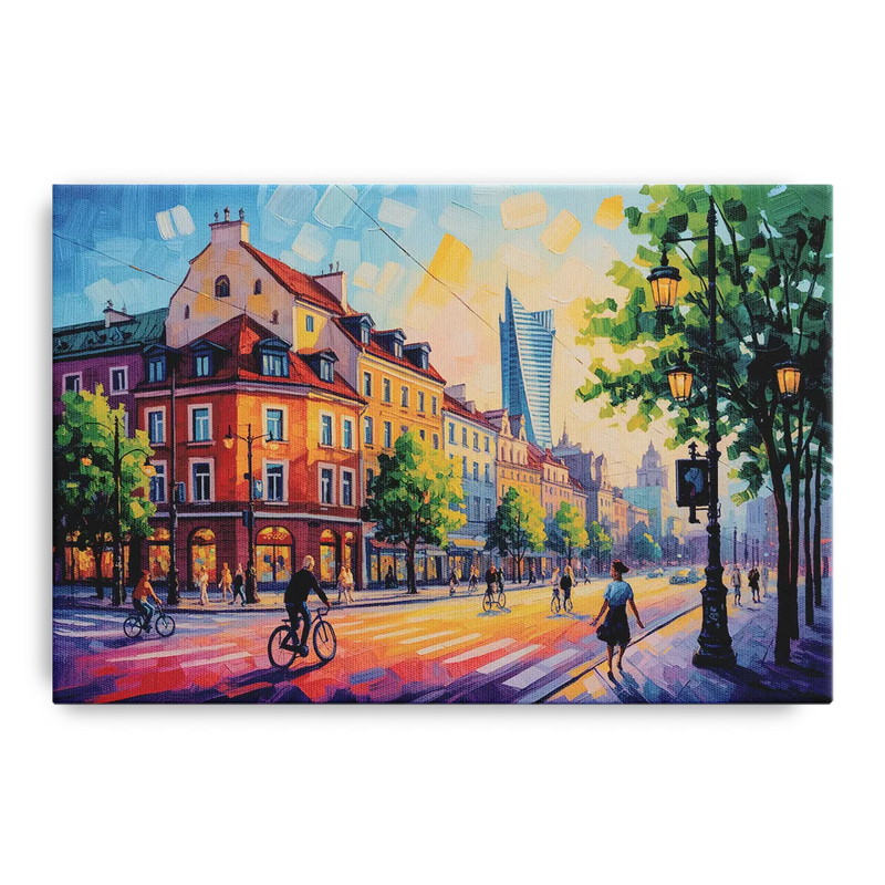 Praga District Vibe Front - Canvas Wall Art