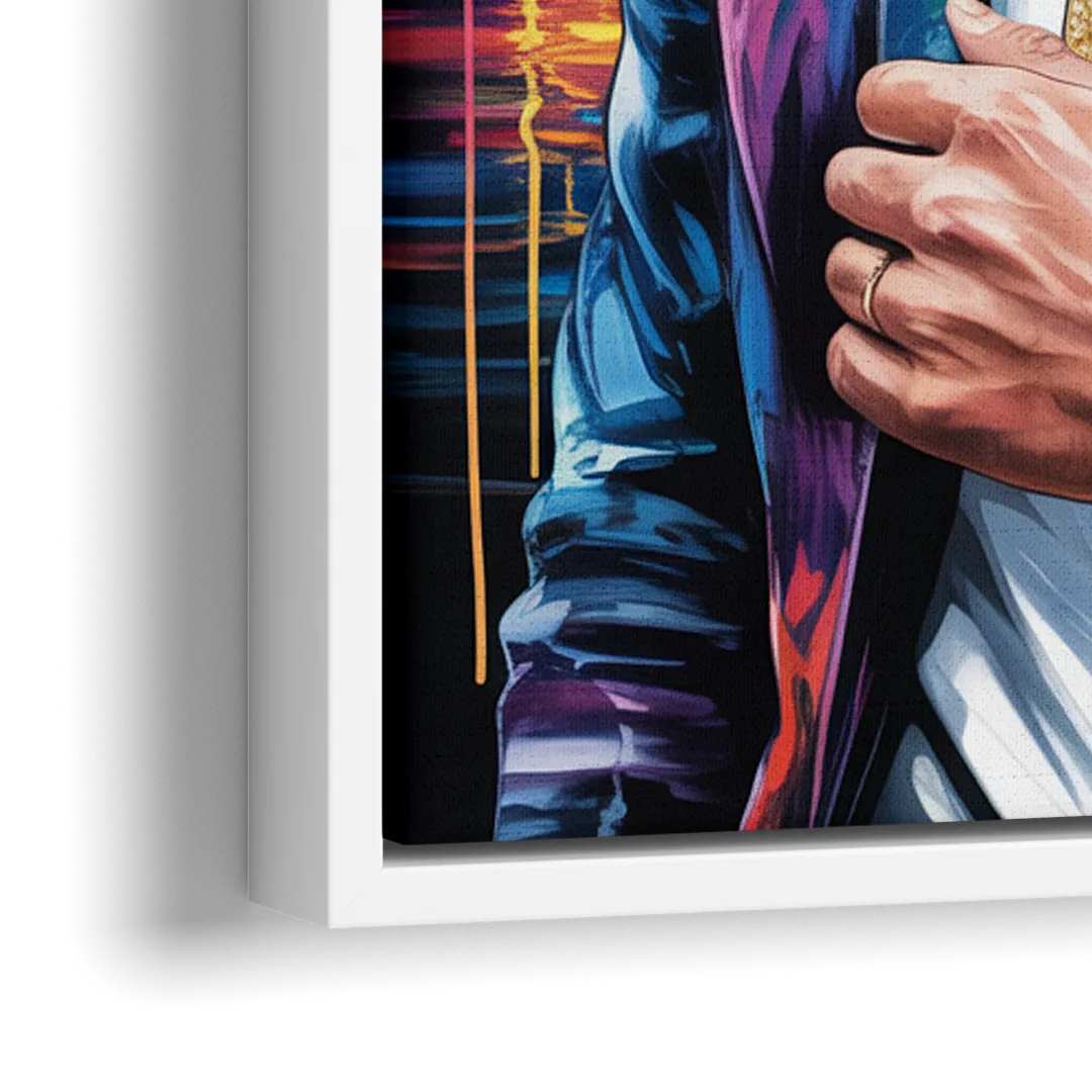 Prime Time 2.0 - Close-Up White Frame Canvas