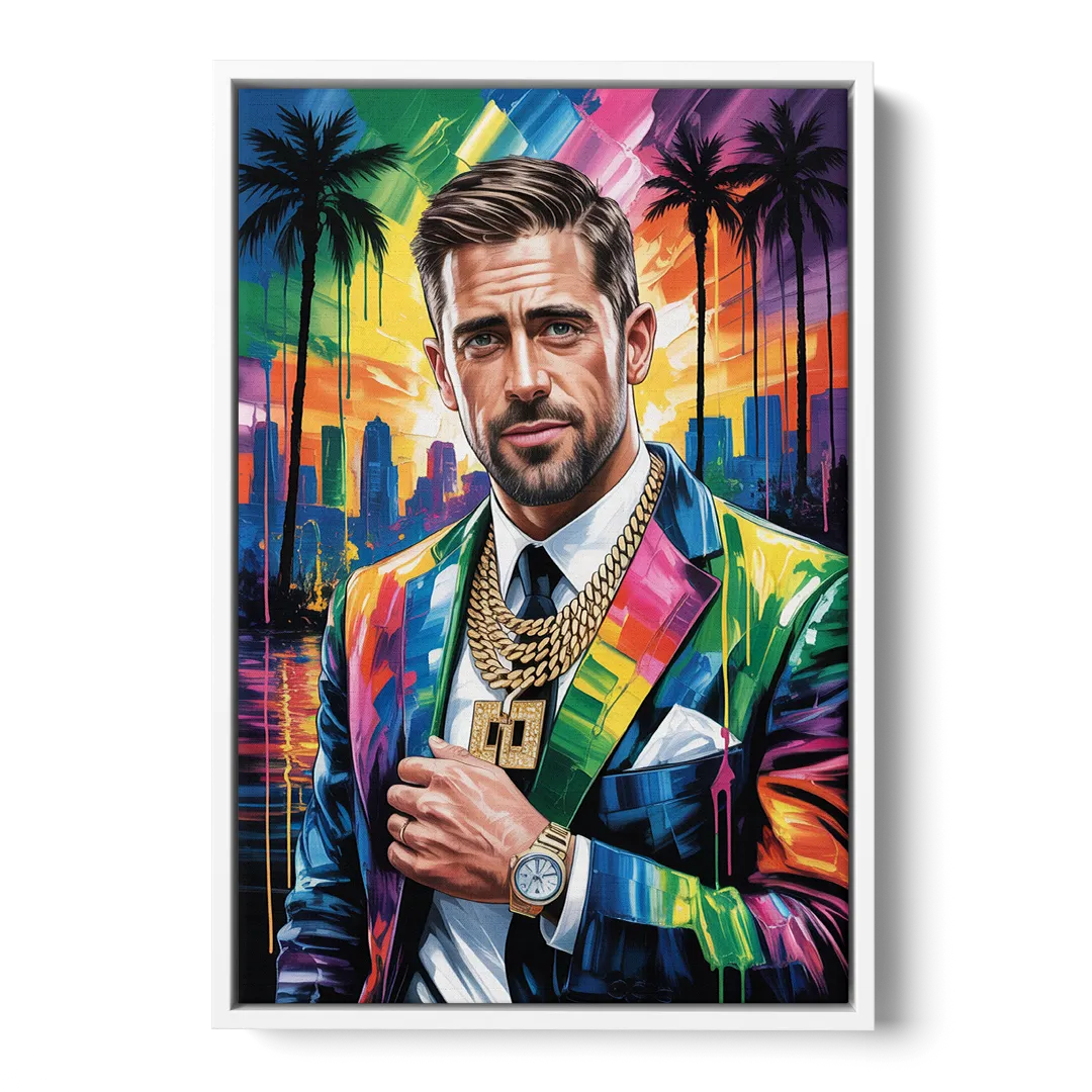 Prime Time 2.0 - White Frame Canvas
