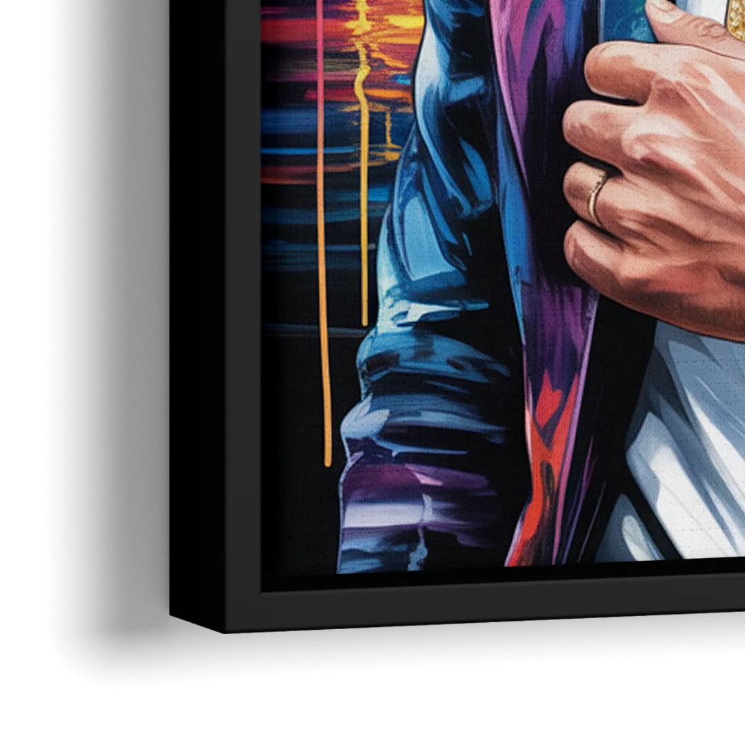 Prime Time 2.0 - Close-Up Black Frame Canvas