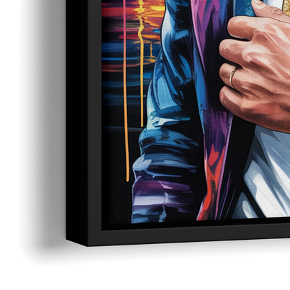 Prime Time 2.0 - Close-Up Black Frame Canvas