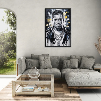 Prime Time - Living Room Black Frame Canvas