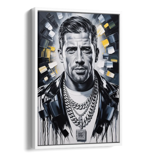 Prime Time Side - White Canvas Wall Art