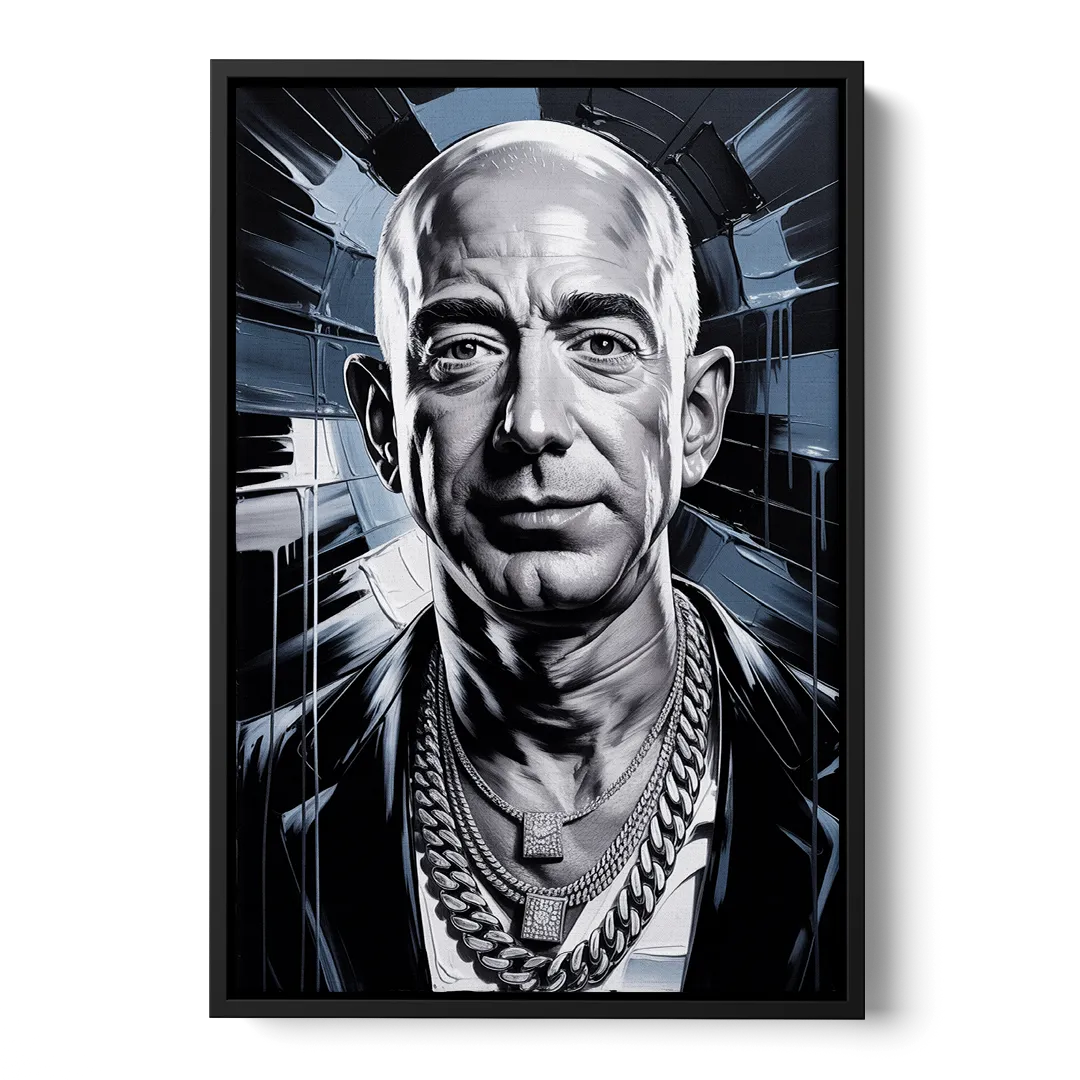 Prime Vision Front - Black Canvas Wall Art