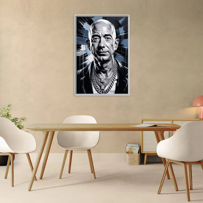 Prime Vision - Living Room White Frame Canvas