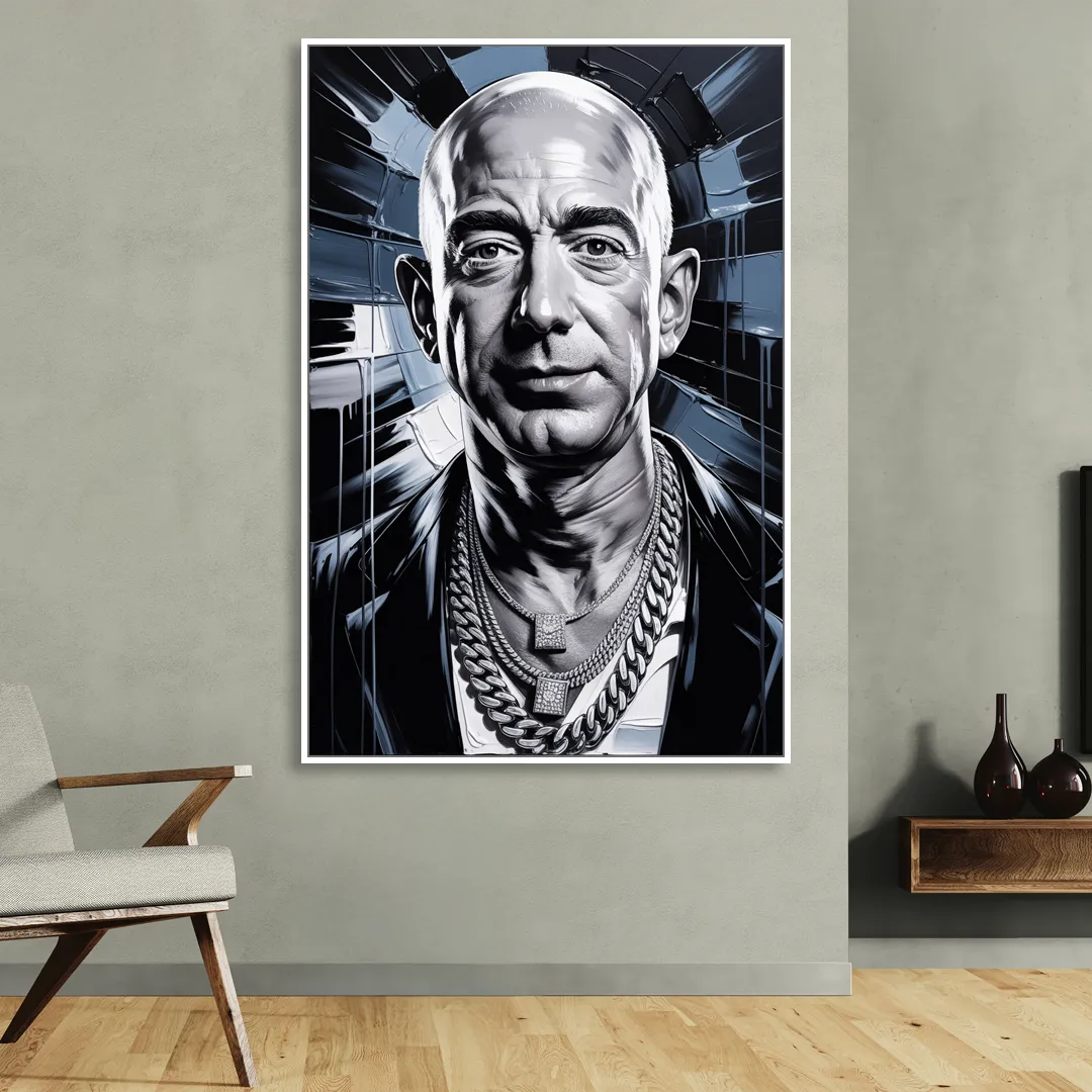 Prime Vision Sitting Room - White Canvas Wall Art