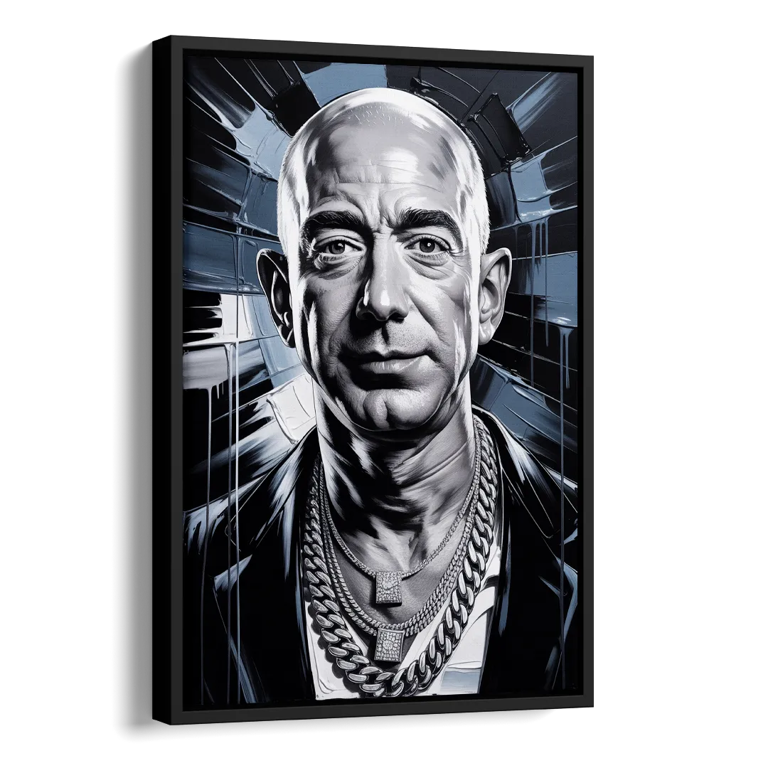 Prime Vision Side - Black Canvas Wall Art