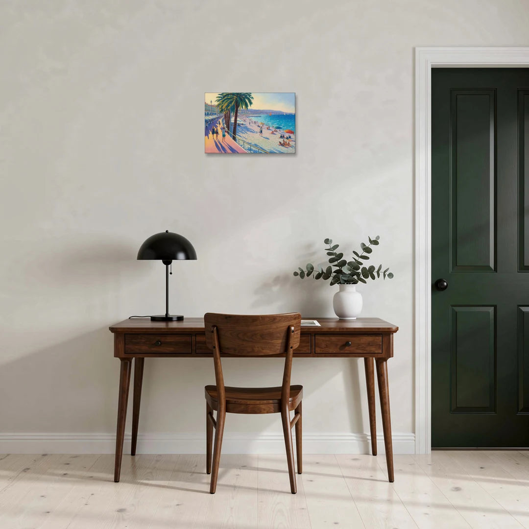 Promenade des Anglais - Canvas Wall Art - Office - 18x12