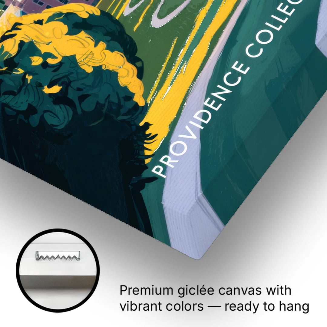 Providence College Hill View - Canvas Wall Art - Gallery Wrap Corner
