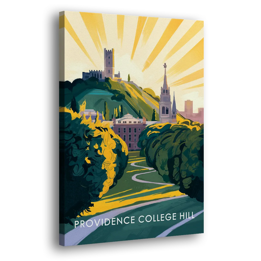 Providence College Hill View Side - Canvas Wall Art