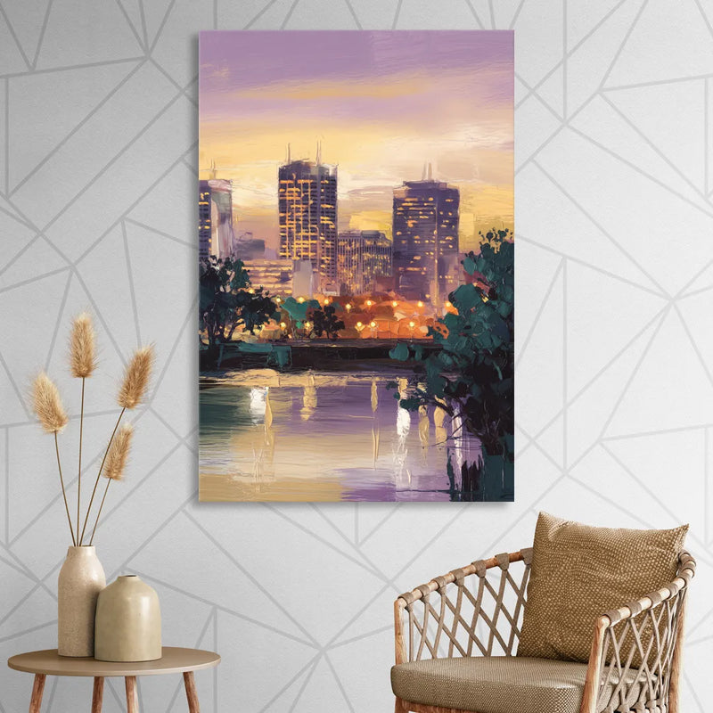 Providence Downtown Horizon Sitting Room - Canvas Wall Art