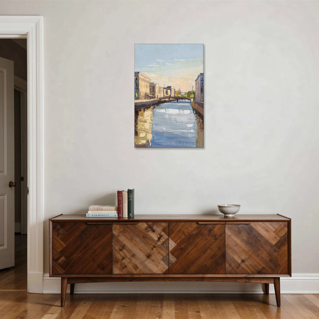 Providence Urban Landscape - Canvas Wall Art - Coffee Table - 24x36