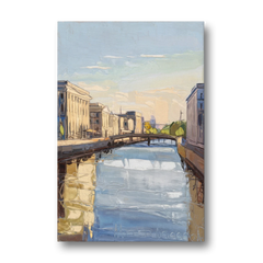 Providence Urban Landscape - Canvas Wall Art - Front