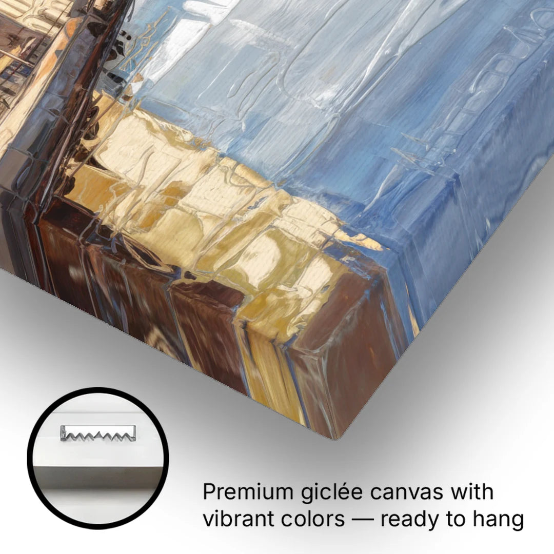 Providence Urban Landscape - Canvas Wall Art - Gallery Wrap Corner
