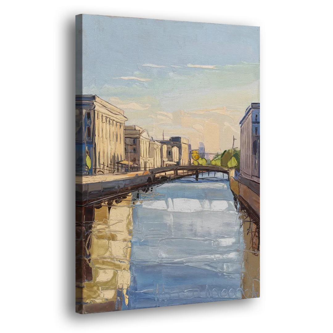 Providence Urban Landscape Side - Canvas Wall Art