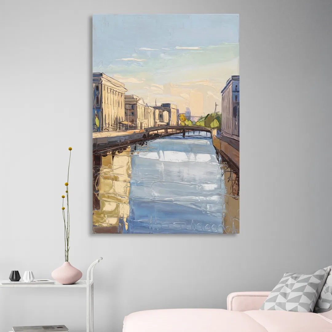 Providence Urban Landscape Sitting Room - Canvas Wall Art