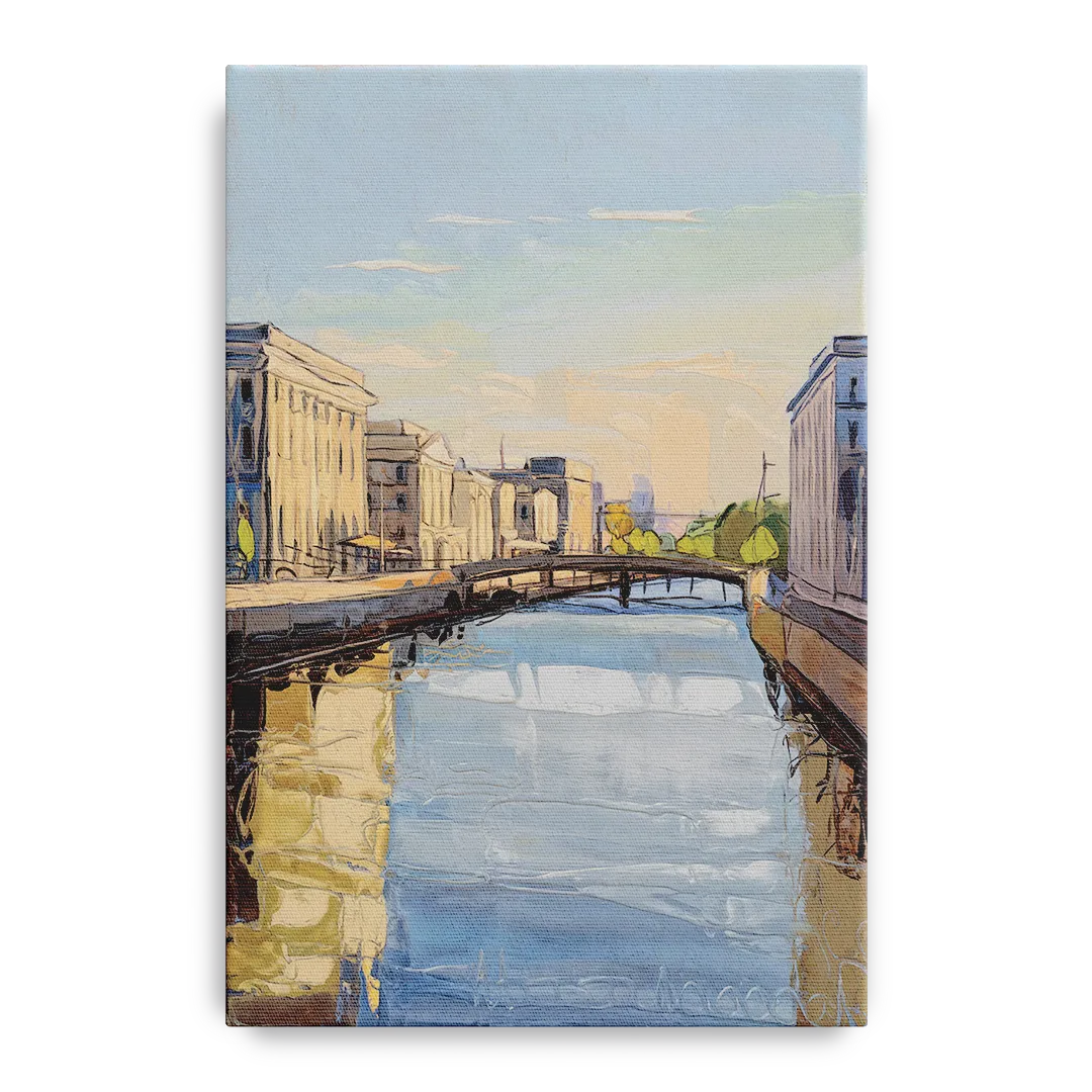 Providence Urban Landscape Front - Canvas Wall Art