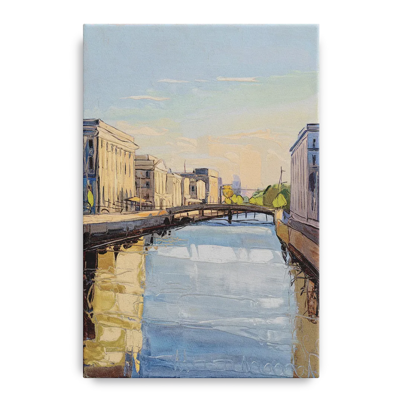 Providence Urban Landscape Front - Canvas Wall Art