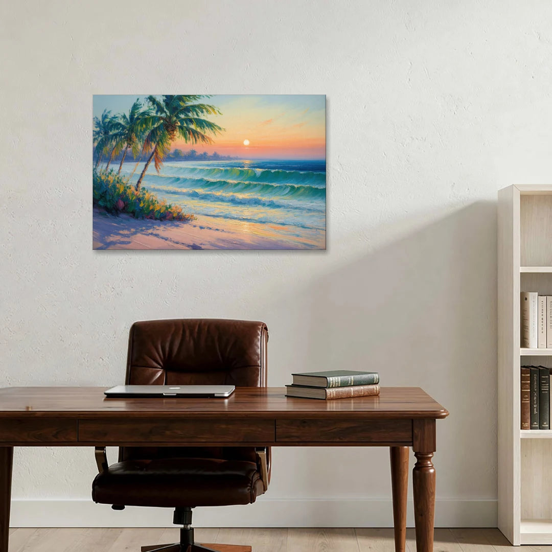 Punta Mita Sunrise - Canvas Wall Art - Office - 36x24