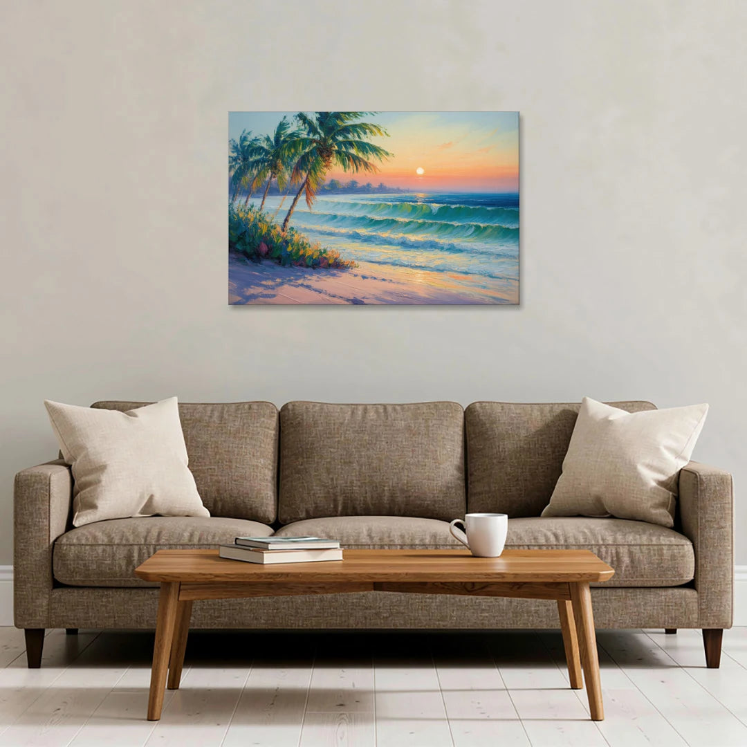 Punta Mita Sunrise - Canvas Wall Art - Sofa - 36x24