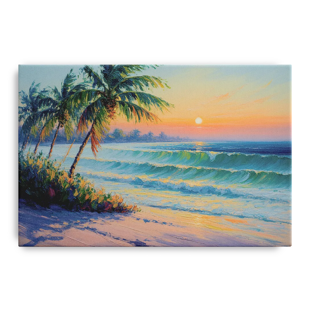 Punta Mita Sunrise Front - Canvas Wall Art